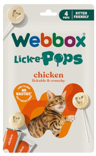 Webbox Lick-e-Pops Chicken 4 x 1.4g (5.6g)