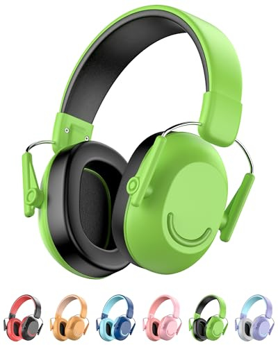 Link Dream Casque Anti Bruit Enfant, Casque Anti-bruit Enfant Pour Âge 3-16 Ans, SNR 30dB Casque Antibruit Bebe Facilement Réglable Pliable Pour l’Autisme, Feux d’Artifice, Concert