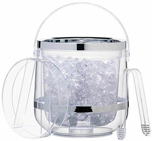 Bar Craft Seau à glace isotherme double paroi en acrylique