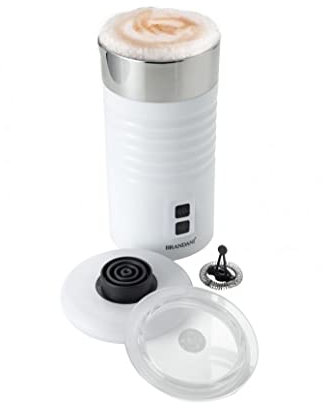 BRANDANI SCALDA MONTA LATTE SCHIUMOTTO AUTOMATICO BIANCO CAPUCCINO INOX / PC