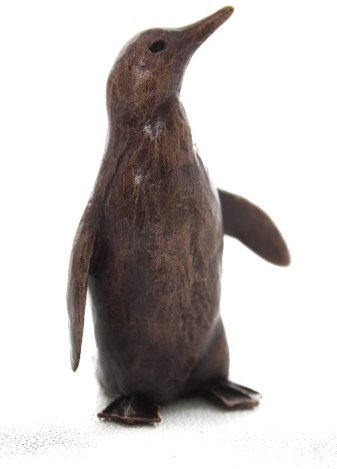 Richard Cooper Butler & Peach Miniatur-Pinguin, Bronze massiv