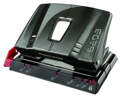 Maped M620311 - Locher Advanced, aus Metall, bis 25 Blatt, grau-metallic