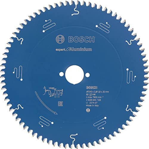 Bosch 2608644108 EXALH 80 Tooth Top Precision Circular Saw Blade, 0 V, Blue