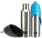Trixie Gourde avec Écuelle Acier Inoxydable/Plastique 750 ml, Couleurs Aléatoires (bleu, noir...)