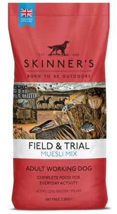 Skinners Field & Trial, Muesli Mix, Complete Dry Adult Dog Food, For Fussy Eaters, 2.5kg