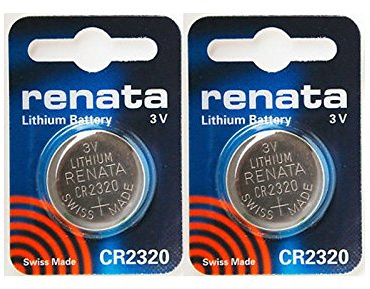 2 x CR2320 3 V Renata Lithium Akku Swiss Made | Uhr | Schlüssel | Gadget