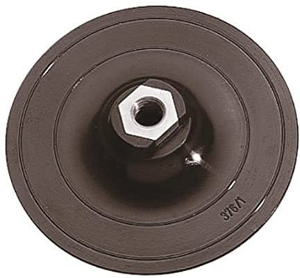 wolfcraft Schleifteller für Winkelschleifer, 125 mm - 2285000 - robustes, langlebiges Schleifzubehör für optimalen Heimwerkerbedarf - M14