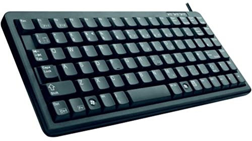 CHERRY G84-4100, Compact Mechanical Keyboard, UK Layout (QWERTY), With Windows Keys, Wired (USB & PS/2), CHERRY ML Switches, Black