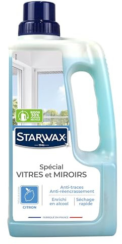 Starwax Limpiacristales especial antihuellas con alcohol (1 l)