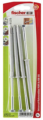 Fischer Universalrahmendübel FUR, 8 x 100 SS K SB-Karte, 30170