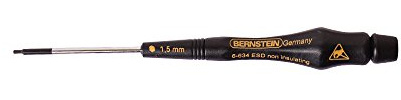 Bernstein Werkzeug Sechskant-Stiftschlüssel, 1,5 mm mit ableitfähigem Heft, 6-634