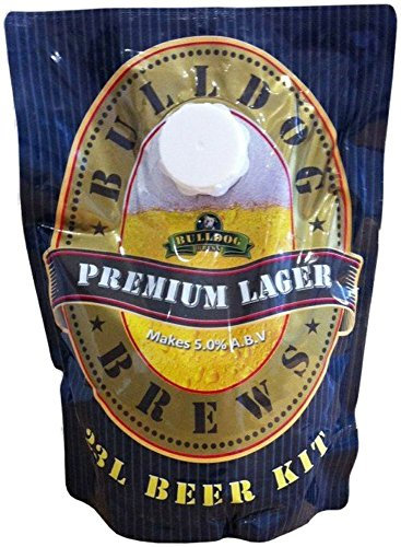 Bulldog Lager Premium Beer Kit 23L/40 Pints Homebrew Beer Making