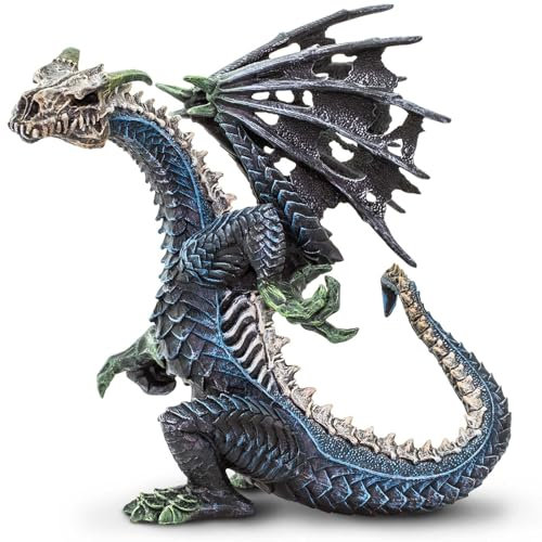 Safari Ltd Drago Fantasma 14cm | Figura di Drago Dipinta a Mano | Giocattoli per Bambini | Non tossico e privo di BPA | Adatto per bambini dai 3 anni