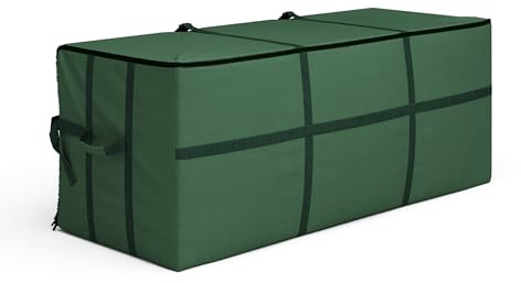 Elf Stor Aufbewahrungstasche für Weihnachtsbaum, Aufbewahrungsbeutel für zerlegte künstliche Bäume, saisonale Dekoration, Verpackung, Umzug und Heim-Organizer von Elf Stor (grün)