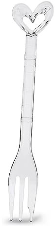 koziol 3674535 Susi 4-er Set Kuchengabel, Thermoplastischer Kunststoff, transparent, 1, x 3 x 15, 8 cm