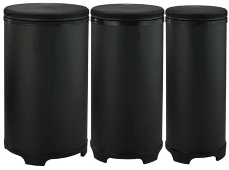 Remo World Percussion Sets Festival Tubano - 3 Tubanos 10, 12, 14 - Black Matte - DP-25TU-CC-71