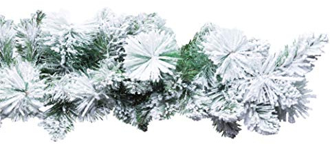 Xone Girlande Carey 270 cm aus PP+PVC+Flock - Boa Weihnachtsgirlande 270 cm, elegant und realistisch