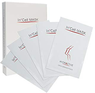 INCELLICE Derma Roller Maske Kollagen, 5 Stück Microneedling Roller Reparatur Mask, Sheet Mask After Microneedling Sofortige Beruhigung, Kühlung, Reduzierung Rötungen und Brennen
