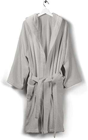 Caleffi Accappatoio in Cotone Grigio Minorca - 1000397