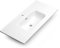 Lavabo Cerámico Baño Blanco | Pila Lavamanos Rectangular | Lavabo Integral 1 Seno Centrado 101.5 cm Ancho X 46.5cm Fondo | Rebosadero y Agujero de Grifo (100cm 1 Seno)