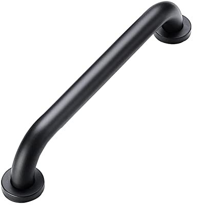 Edelstahl Rostfre Bad Badewannengriff,Badewanne Duschgriff WC Wandgriff Wannengriff,Dusche Sicherheitsgriff,Haltegriffe Für Senioren,Rutschfreier Haltegriff,Schwarz (30cm/11.8in)