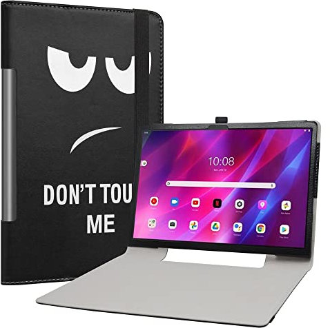 Labanema Coque avec Lenovo Yoga Tab 13, Slim Fit Cuir PU étui Housse Fin et Pliable Coque pour 13 Lenovo Yoga Tab 13 (YT-K606F) Tablet - Don't Touch