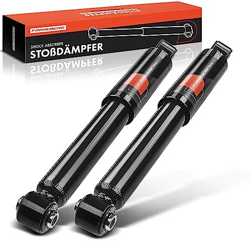 Frankberg 2x Stossdämpfer Gasdruckstoßdämpfer Hinterachse Kompatibel mit Panda 169 Schrägheck 1.4L 2006-2012 KA RU8 Schrägheck 1.2L 1.3 TDCi 2008-2016 Replace# 1540225