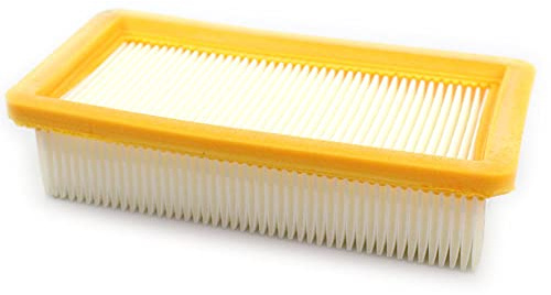 Filtro plissettato piatto Compatibile con Kärcher Aspirapolvere AD 3000, AD 3200, AD3000, AD3200, AD 3.000, AD 3.200 | Aspiracenere e aspiraliquidi - Filtro dell'aspirapolvere - Filtro lamellare