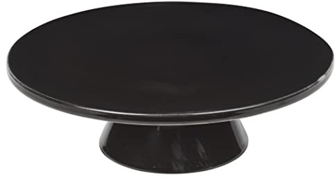 Broste Copenhagen Nordic Coal Kuchenplatte aus Steingut in der Farbe Schwarz, Maße: 30cm x 30cm x 10cm, 14533467