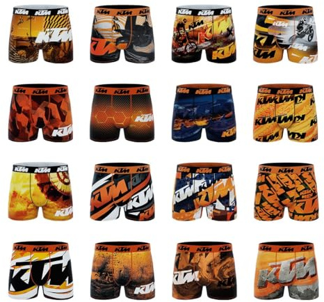 KTM Pack Surprise Boxer da uomo, set di 6 mutandine da uomo, modello casuale scelto