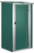 Metall Gerätehaus mit Abschließbare Tür und Schrägdach, 118,5x97x209,5 cm Geräteschuppen Gartenhaus Geräteschrank Metall-Schrank Metall-Schuppen Garten-Schrank, Grün