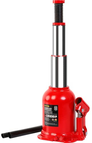 BIG RED Torin ATH81002XR Hydraulischer Wagenheber für Autoreparatur und Hausaufzug, 10 Tonnen (9 kg)