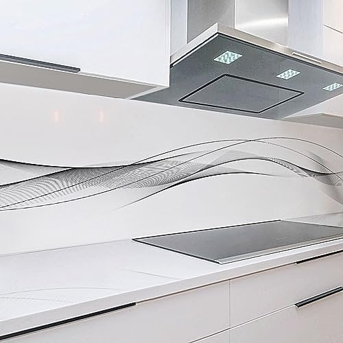 Rodnik Küchenrückwand robuste ABS-Kunststoff Platte Monolith in Deluxe Qualität, Direktdruck. MOTIVAUSWAHL (Eleganz, 60x400 cm)