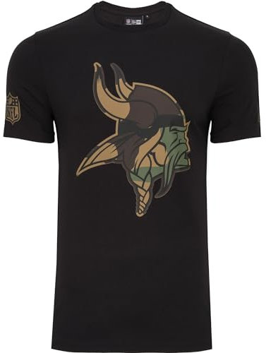 New Era Shirt - NFL Minnesota Vikings schwarz/camo - XXL