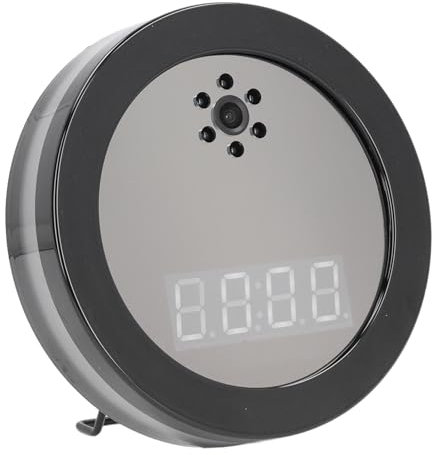 Sxhlseller Cámara Espía Oculta WiFi, Cámara de Reloj FHD 1080P de Seguridad Inalámbrica con Detección de Movimiento, Batería de 3500 MAh, Cámara de Niñera para Vigilancia del Hogar