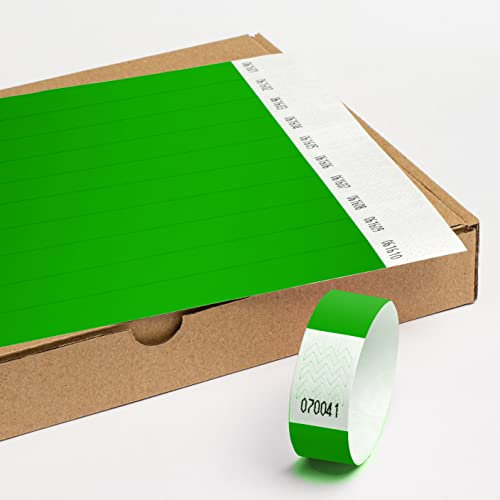 Einlassbänder aus Tyvek ohne Aufdruck 19 x 255 mm - 1000 Stück Party Eintrittsbänder - Selbstklebend und Wasserdicht Festival Armbänder - Club Bänder
