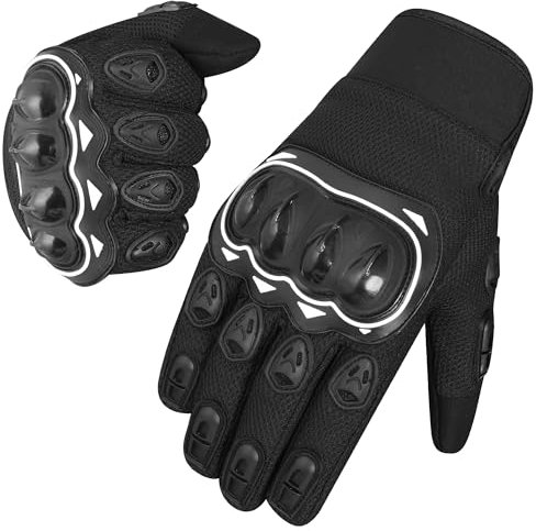 SAWANS Motorradhandschuhe für Herren und Damen Vollfinger-Touchscreen atmungsaktiv schützende Motorradhandschuhe Mountainbike für BMX ATV MTB Radfahren Klettern Motocross Straßenrennen