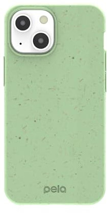 Pela Schutzhülle für iPhone 13 Mini, Salbeigrün – Schutzhülle für das iPhone 13 Mini, umweltfreundlich, kompatibel mit iPhone 13 Mini