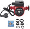 CDZHLTG Pompe de Circulation Pompe à Eau Chaude Circulateur, Circulateur de Chauffage Domestique Vitesse à 3 Niveaux 46/76/93W, Pompe de Chaudiere Circulateur pour Chauffage Central, 56l/min