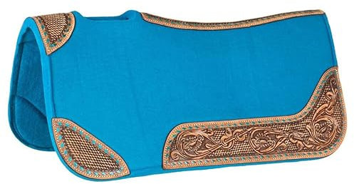 EQUIGEAR Westernpferd-Filzpad/Konturpad aus hochwertigem Wollfilz in den Größen 32 x 32 Zoll und 30 x 30 Zoll V001 (32x32)