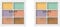 NYX Professional Makeup Color Correcting Palette, Concealer Makeup Palette, 6 cremige mischbare Farbtöne (Packung mit 2)