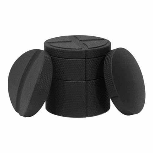 Wezalget Yoga-Rad-Set, Haltungskorrektur für Rückendehnung, multifunktionales Rückenrad, Yoga-Set Ausrüstung für Tiefengewebemassage, Kraft