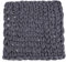 Uadme Gestrickte grobe Plüsch-Sofa-Decke, super groß, grau, 60 x 60 cm, weiche, gemütliche Wärme für Sofas und Betten