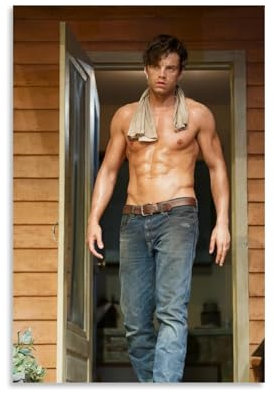 NeBaln Sebastian Stan Junges Poster, Leinwand, Wandkunst, dekoratives Schlafzimmer, modernes Zuhause, 50 x 75 cm