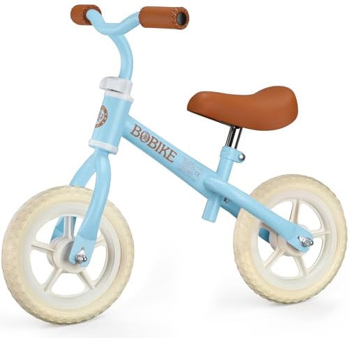 Itslife Laufrad ab 1.5-4 Jahre, Lauflernrad ab 18 Monate Baby, Ultraleicht Kinderlaufrad, Verstellbarer Sitz und Lenkrad, Balance Bike ohne Pedal, Geschenk für Jungen und Mädchen, Hellblau