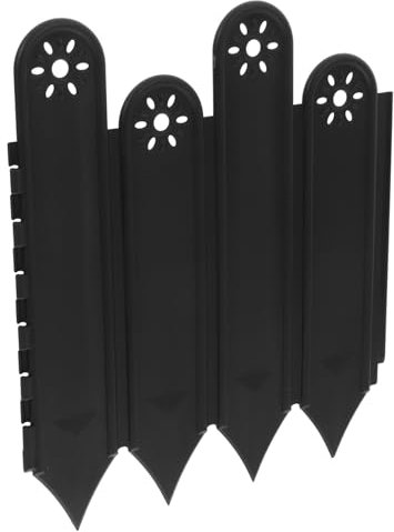 OFFSCH clôture de Jardin palissade en Pot de Fleurs Panneau de clôture décoratif Séparateur de pelouse en Plastique Encadrement de pelouse en Plastique Bordure de Jardin en Plastique PP