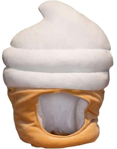 Zghhc EIS Plüsch Hut Cosplay Cartoon Kopfbedeckung Kappe Lustige Gefüllte Hut Für Kostüm Urlaub Leistung Party Foto Requisiten