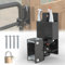 Tisslex 2-Wege-Torriegel, robuste Torschlösser für Außenzaun, Rinderschuppen, Tor, Hardware, Metalltorriegel für Metalltore, perfekt für Vieh, Weiden, Pferde, Ställe, Ranches