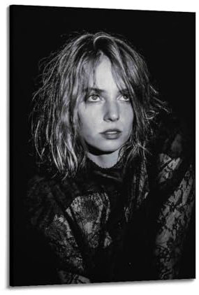 WAWYY Poster mit Schauspielerin Maya Hawke, Heimdekoration, Wandkunst, zum Aufhängen, Bild, Druck, Schlafzimmer, dekorative Gemälde, Raum, ästhetisch, 60 x 90 cm