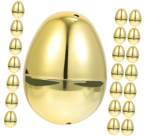 HOLIDYOYO 1 Satz Osterdekorationen Eiförmig Befüllbare Kugel in Eiform Plastik Ostereier Die Für Die Von Ihnen Angebotenen Osterdekorationsprodukte Extrahiert Wurden: Osterornament 30st